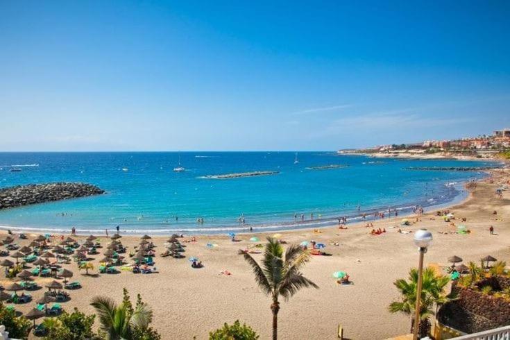 Amazing 3 Bedroom Apartment On The First Line Of The Best Las Americas Beach, Air Conditioner And Terrace Ocean View Playa de las Américas Exterior foto