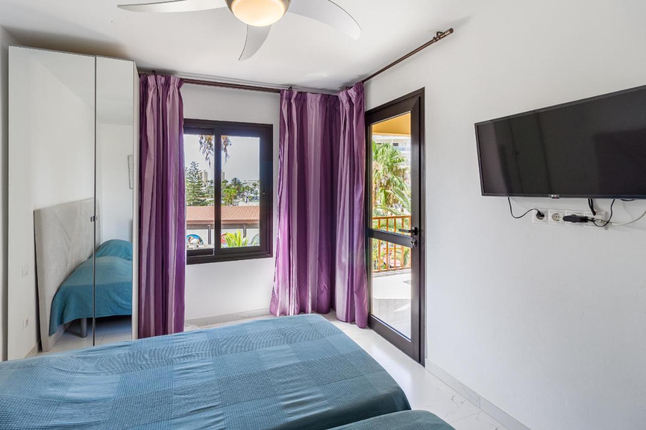 Amazing 3 Bedroom Apartment On The First Line Of The Best Las Americas Beach, Air Conditioner And Terrace Ocean View Playa de las Américas Exterior foto